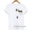 Cute Pocket Sloth Playing T-Shirt