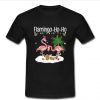 Flamingo ho ho Christmas shirt