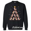 Fox Christmas tree sweatshirt