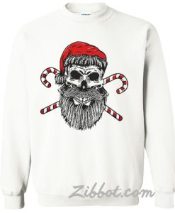 Santa skull Christmas sweatshirt