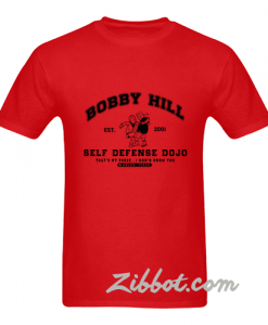 bobby hill self defense dojo t shirt