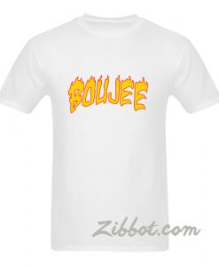 boujee fire thrasher t shirt