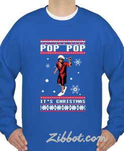 bruno mars pop pop it's christmas sweatshirt