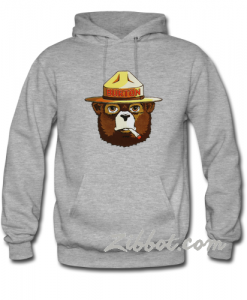 burton tops on hold smokey the bear hoodie