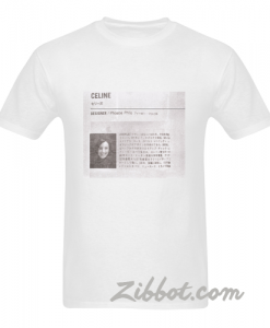 celine designer phoebe philo t shirt