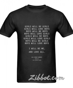 girls will be girls quote t shirt