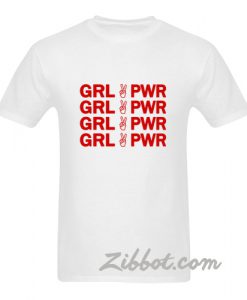 grl pwr girl power t shirt