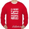 hallmark christmas movies sweatshirt