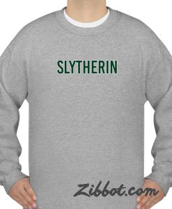 slytherin sweatshirt