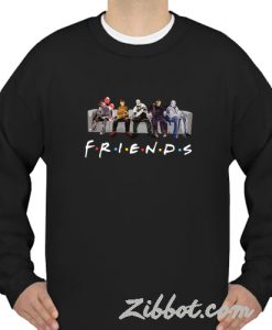 horror geeks friends sweatshirt