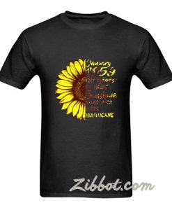 january 1959 60 years of being sunshine t shirt