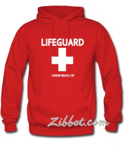 lifeguard canon beach hoodie