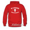 my lifeguard walks on water hoodie