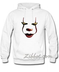 pennywise face hoodie