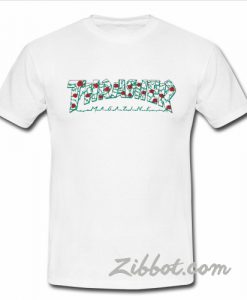 thrasher rose t shirt