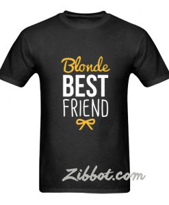 blonde and brunette best friends t shirt