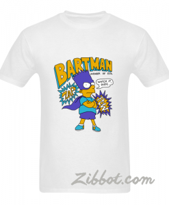 bootleg bart simpson bartman t shirt