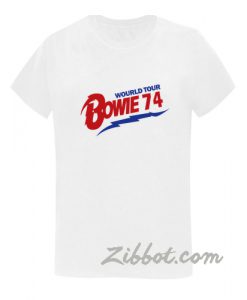 bowie world tour 74 t shirt