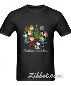 charlie brown snoopy and friends christma t shirt