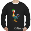 chicken hei hei light christmas sweatshirt