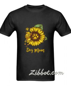 dog mom sunflower t shirt
