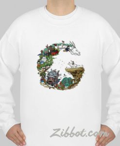 dragon studio ghibli sweatshirt