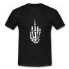 fuck off skeleton hand t shirt