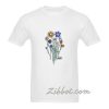 gnarly bouquet flower t shirt