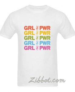 grl peace pwr t shirt