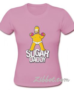 homer simpson sugar daddy t-shirt