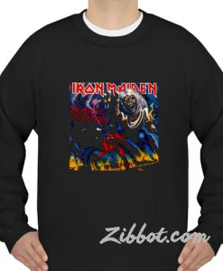 iron maiden the number of the beast sweatshirt