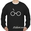 lightning glasses harry potter sweatshirt
