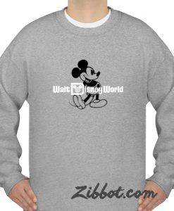mickey mouse walt disney world sweatshirt