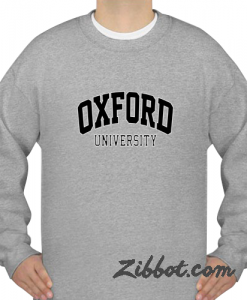 oxford university sweatshirt