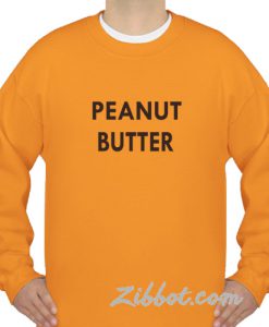 peanut butter sweatshirt