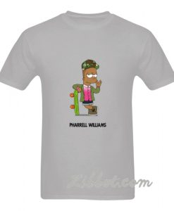pharrell williams amp bart simpson tshirt