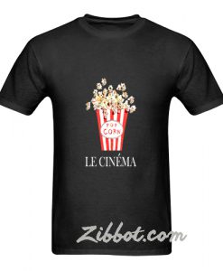 pop corn le cinema t shirt