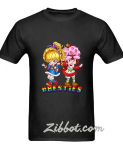 rainbow brite strawberry shortcake besties t shirt