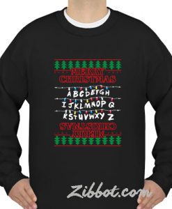 stranger things christmas sweatshirt