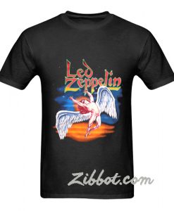 vintage 1990 led zeppelin swan t shirt