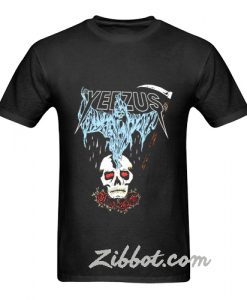 yeezus tour merch reaper skull t shirt