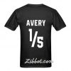 avery t shirt back