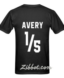 avery t shirt back