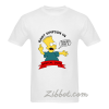 bart simpson in fuck off dude's radical t shirt