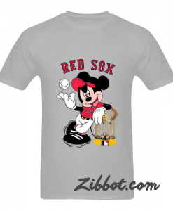 boston red sox mickey mouse t shirt