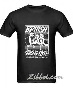 british strong style t shirt