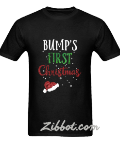 bump' s first christmas with santa t shirt