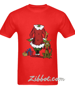 chirsmas grinch dr suess n max dog t shirt