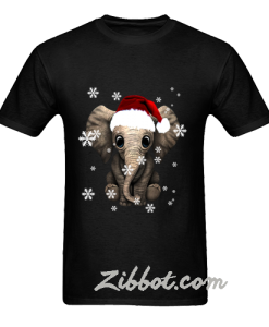 elephant christmas ugly t shirt