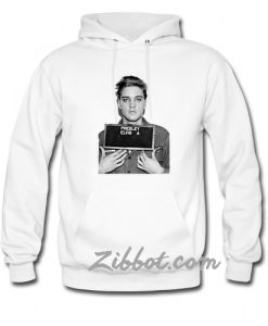 elvis presley mugshot hoodie